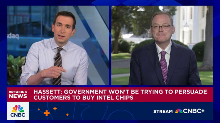 Trump says government will make deals like Intel stake ‘all day long’